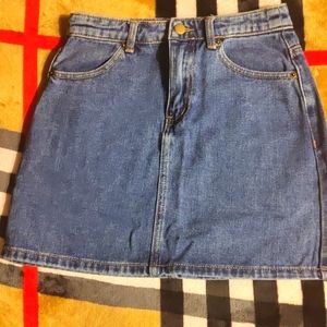 Forever 21 denim jean skirt